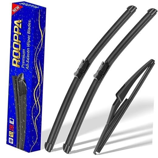 3 Wipers Fits Jeep Renegade 2015-2023 Wiper Blades | 22″/20″ Front + 11″