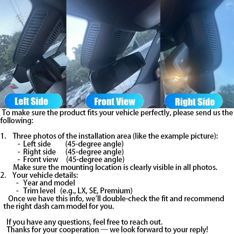 4K UHD 2160P Wifi DVR Dash Cam Camera for Great Wall Haval H5 P04 2023 2024 2025