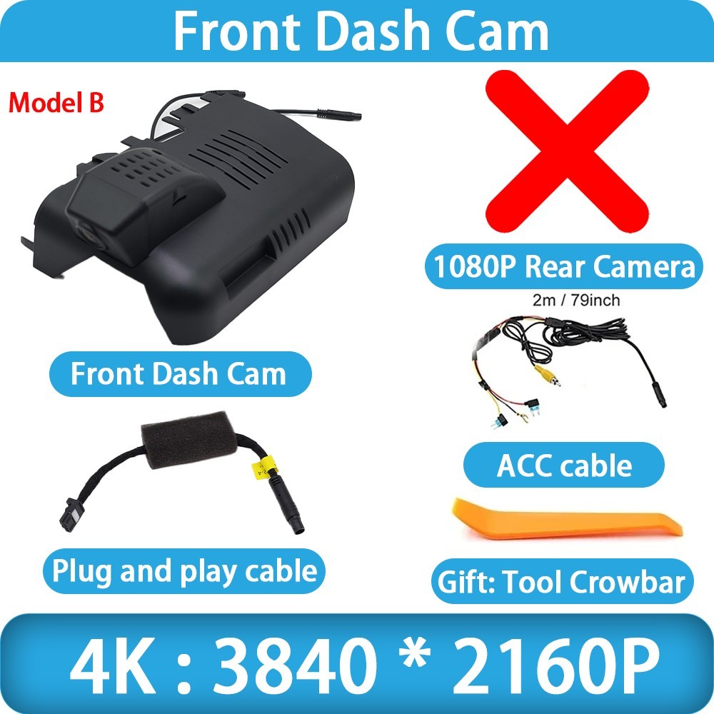 for Jetour X90 2019 2020 2021 2022 2023 2024 4K Video DVR Dash Cam Front Camera