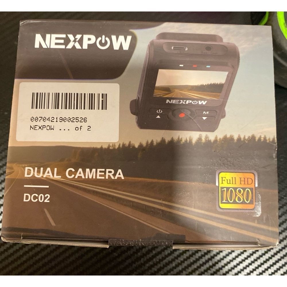 Nexpow Dual Dash Cam Full HD 1080