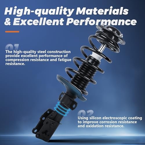 172200 172199 5778 Complete Front Rear 4x Front+Rear Struts 2008-2012 Malibu