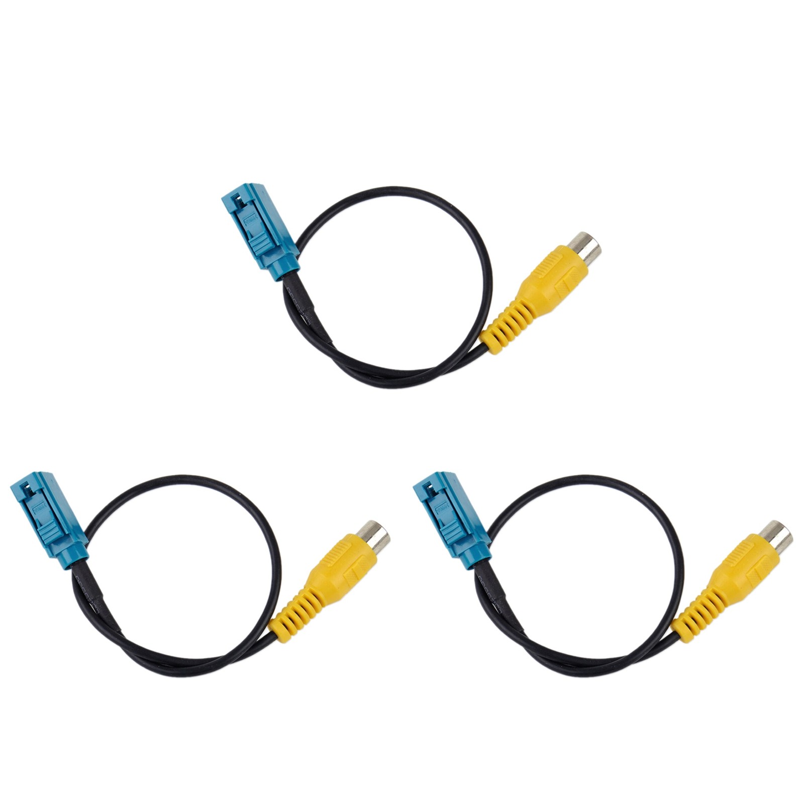3pcs 8Inch Fakra Reversing Camera Cable Parking Adapter for X9P81326