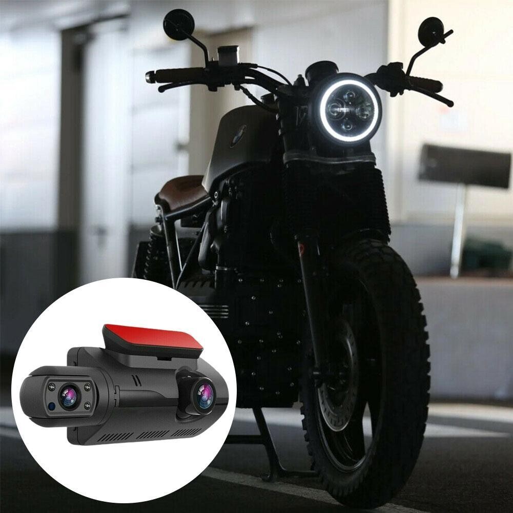 2 Lens Car Video Recorder, HD1080P Dash Cam Car 3.0inch IPS Night Vision