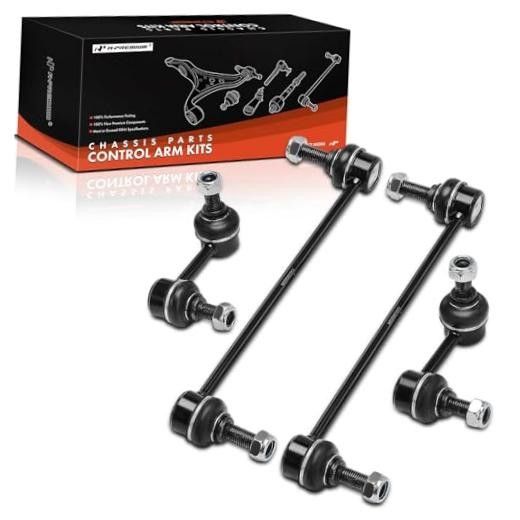 Set of 4, Front and Rear Sway Bar Link Stabilizer Link Kit | Compatible with