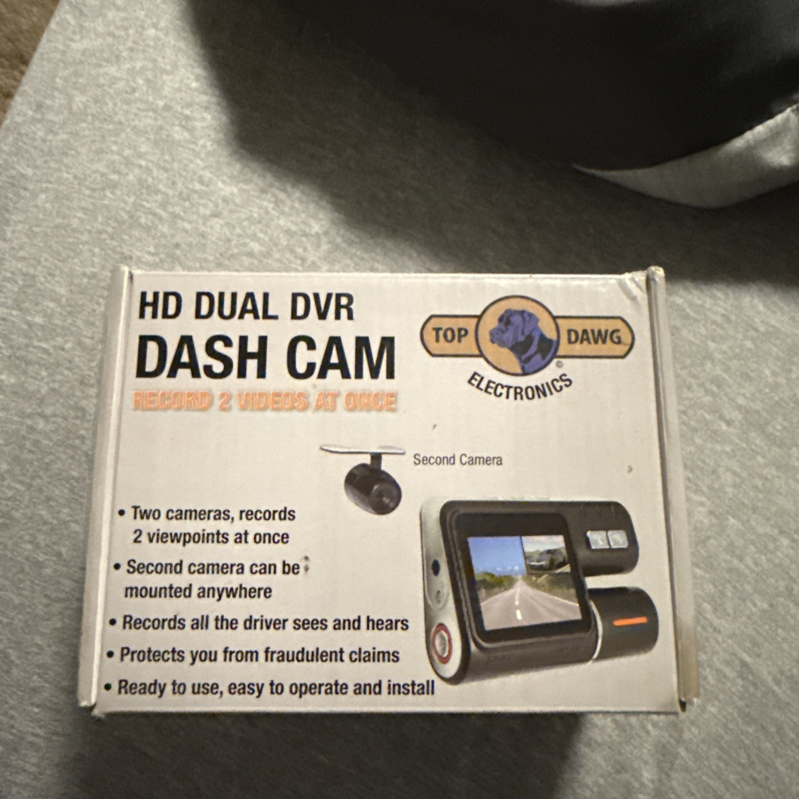 Top Dawg Electronics HD DVR Dash Cam (TDDCAM-01)