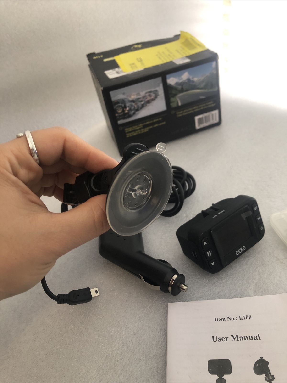 MINT GEKO E100 Dash Cam – Black