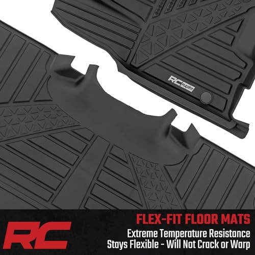 Flex-Fit Floor Mats for Ram 1500 (2025-2026) Crew Cab – Front & Rear Set,