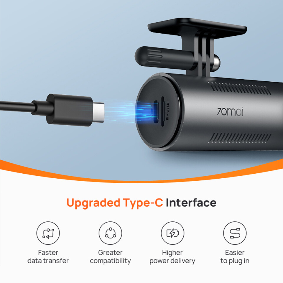 70mai M310 Car Dash Cam 2K HD APP Video Recording Camera Smart Dashcam DVR AU