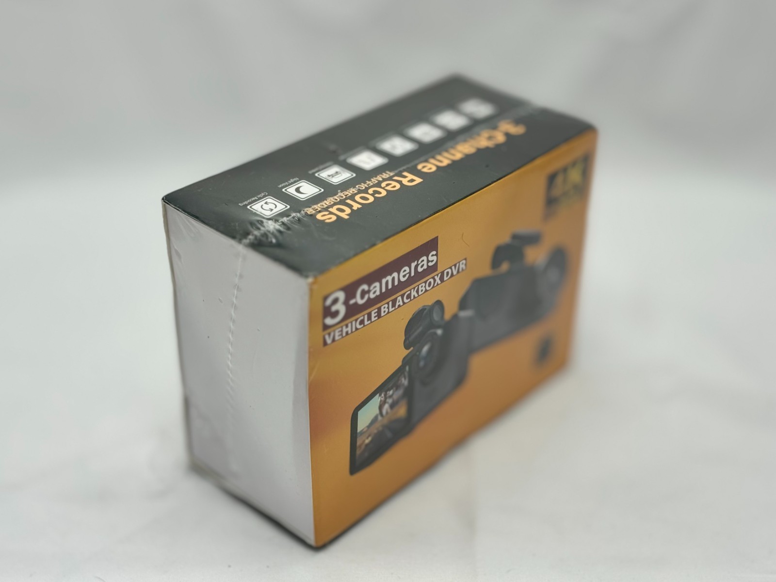 4K Full UHD 3 Channel Dash Camera | Front/Rear/Inside… NEW FACTORY SEALED