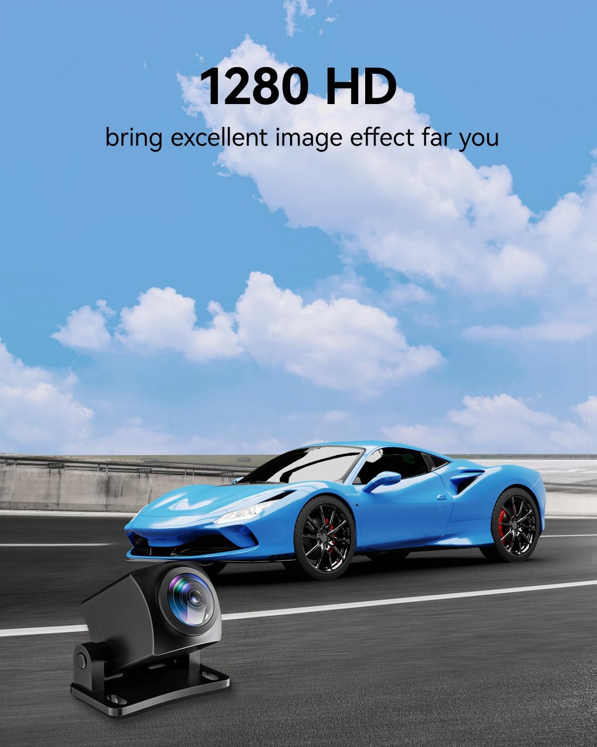 Original Rear Camera for Dash Cam, Suitable for Series Dash C