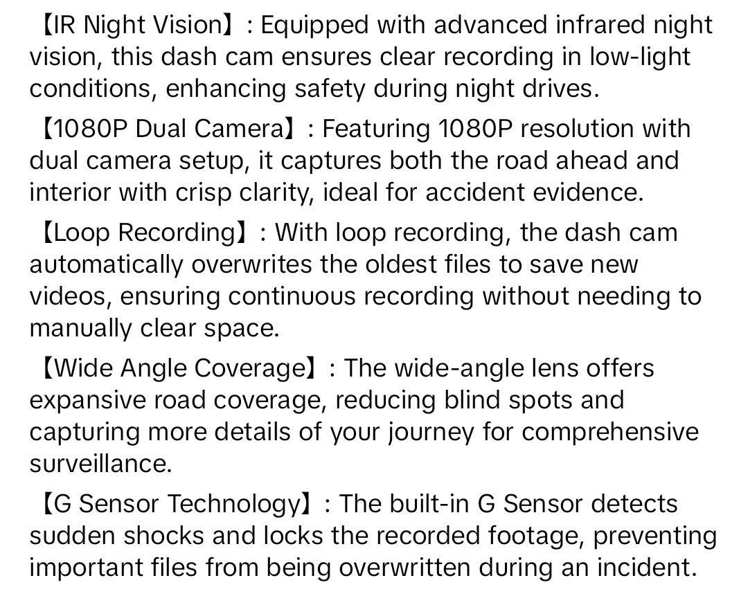 Car DVR Wide-Angle 2-Record High-Definition Night Vision 1080P Driving Recorder