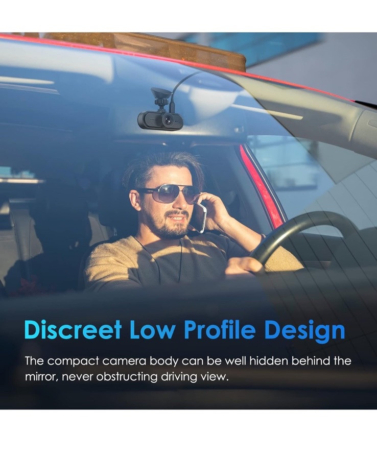 WiFi Car Recorder 1080P Dual Dash Cam , WiFi Dash Cam for Cars