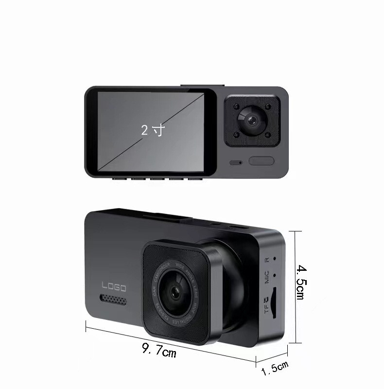 Dual Lens WiFi Dash Cam Car DVR Camera Recorder Video Mini Registrator Camcorder