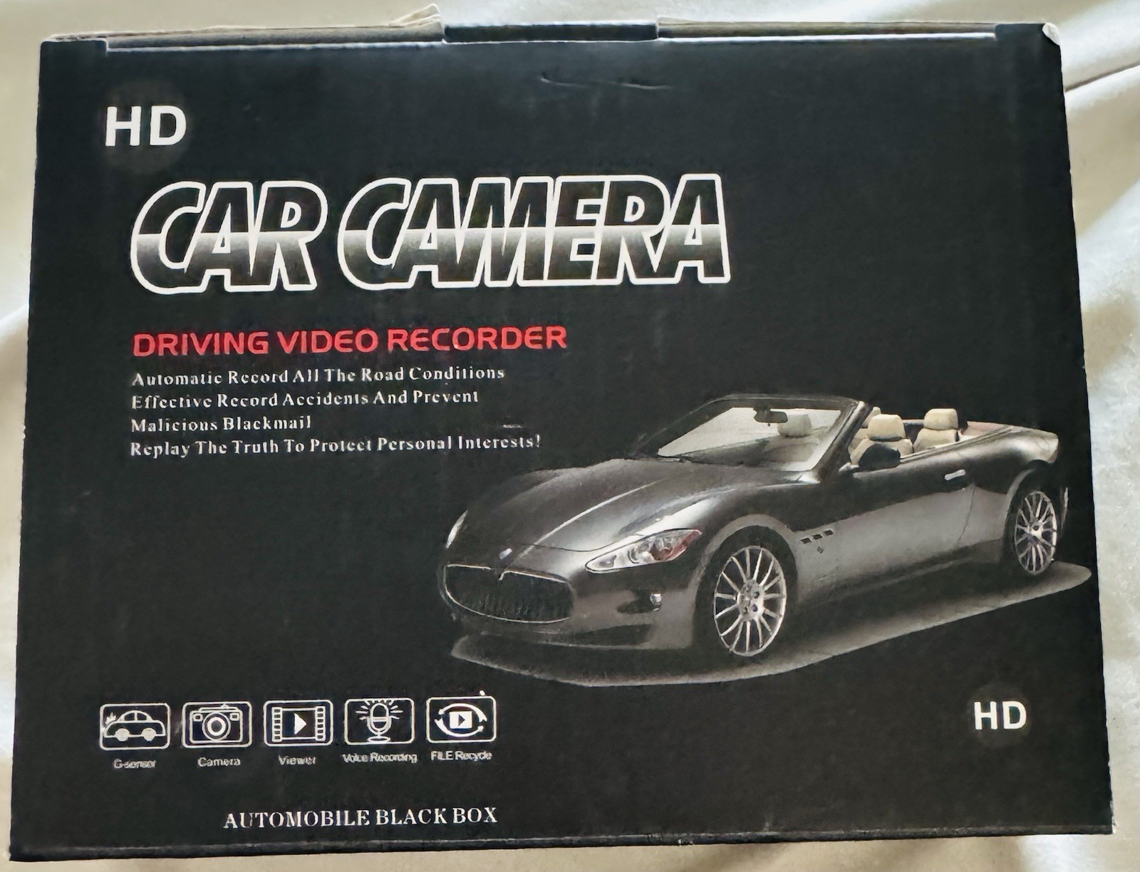 HD Car Camera Driving Video Recorder Dash Cam