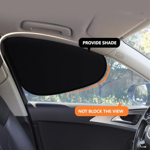 4PCS Car Window Shade, Automobile Sunshade, Car Sun Blocker, Static Suction