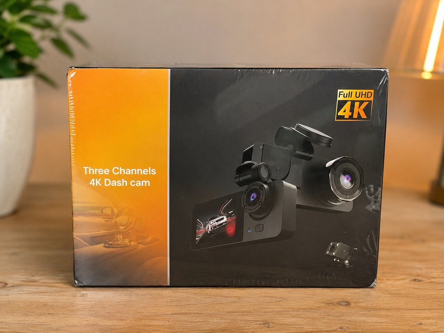 NEW 4K Three-Channel Dash Cam – Front, Interior & Rear Camera