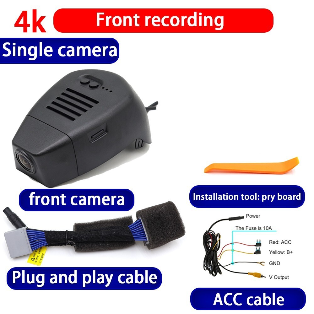 4K Wifi Car Dash Cam Camera for Volvo S60 V60 2019 20-21 22 2023 2024 2025 2026