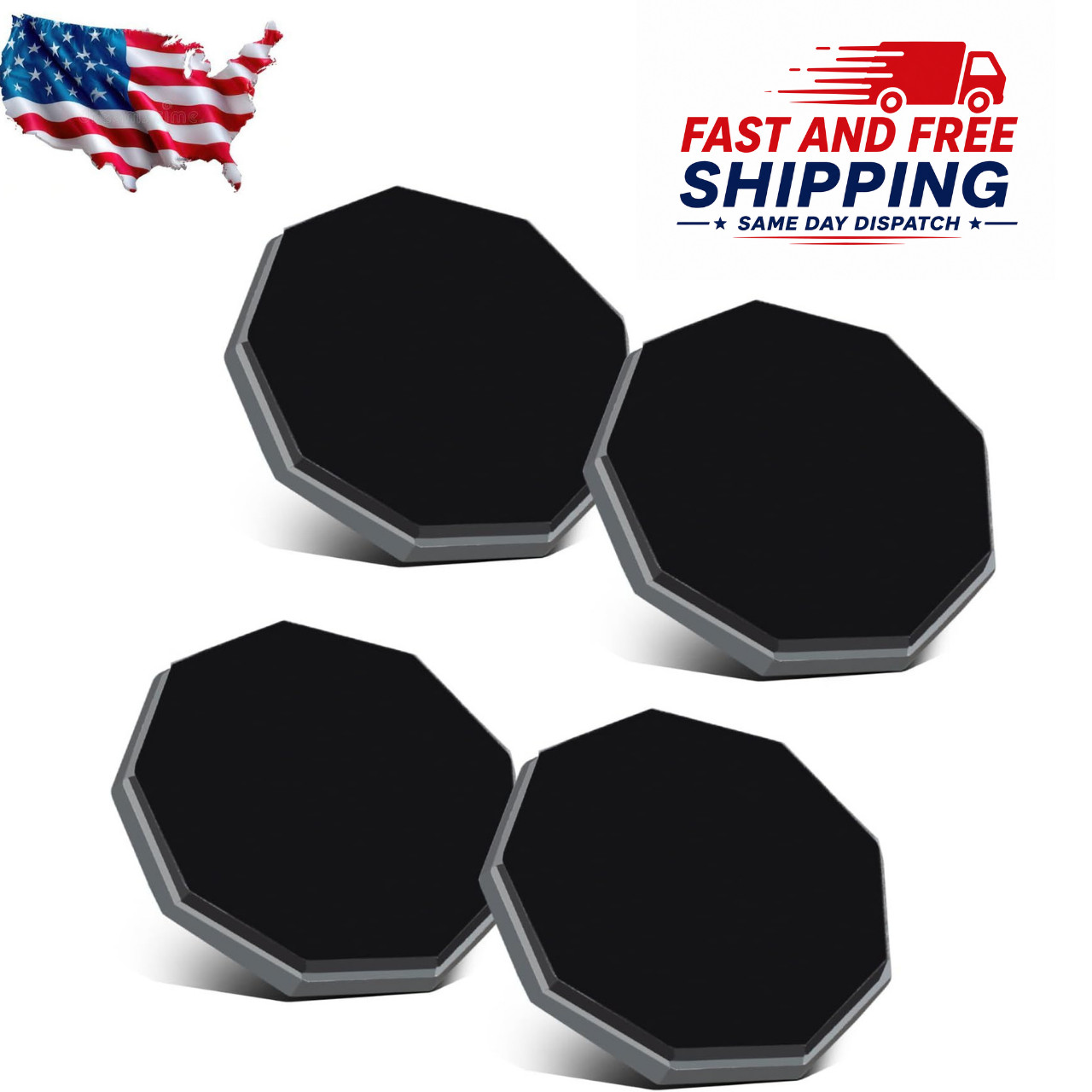 4 Pcs Metal Adhesive Replacement for Garmin Magnetic Dash Cam Mounts
