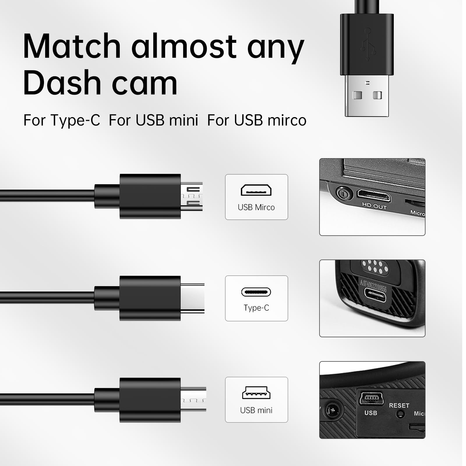 Dash cam Power Adapter 10-pin Type B Compatible with Select Toyota, Lexus, Su…