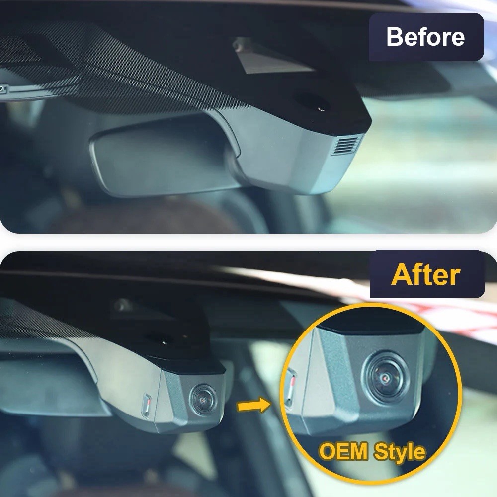 FITCAMX Dash Cam for Audi Q4 e-tron 2022-2026 (Front + Rear)