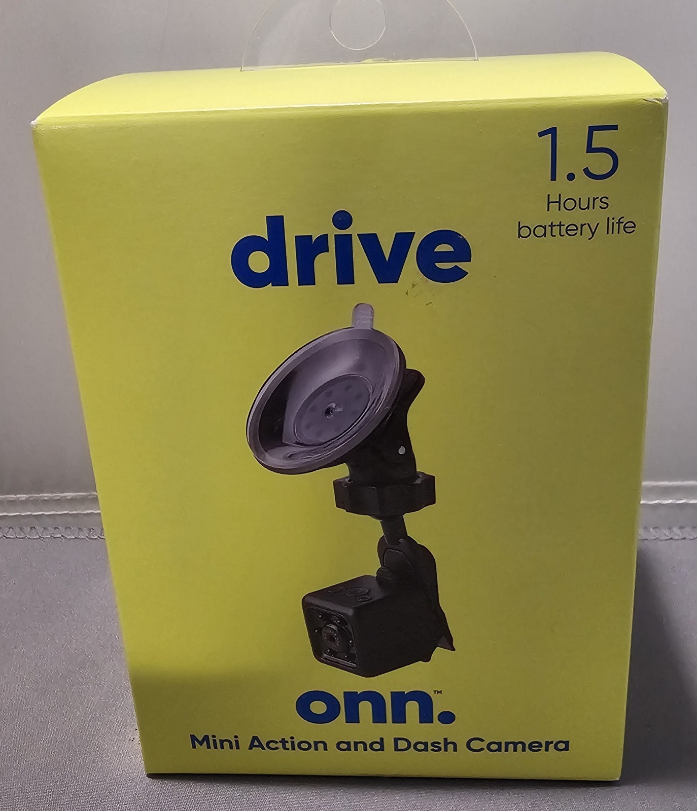 New Onn. Drive Mini Action Dash Cam High Resolution 1080P 1.5 Hours Video Camera