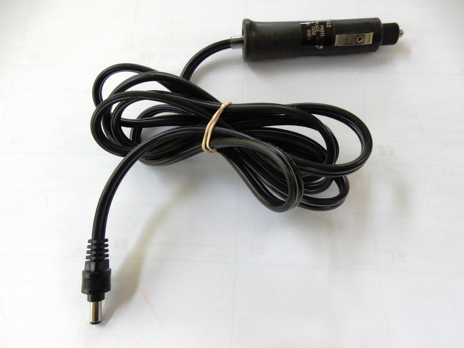 12v Car Cigarette Lighter Power Cable with Long 6-Foot Cord