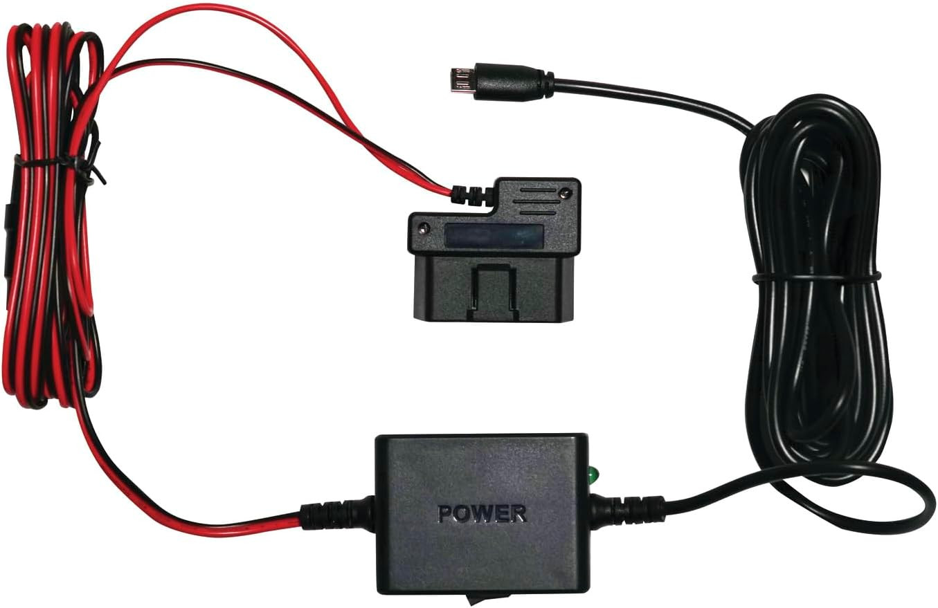2.5A DIY Hardwire Kit Designed for and Drive HD Products: OBDII Port to Micro-U