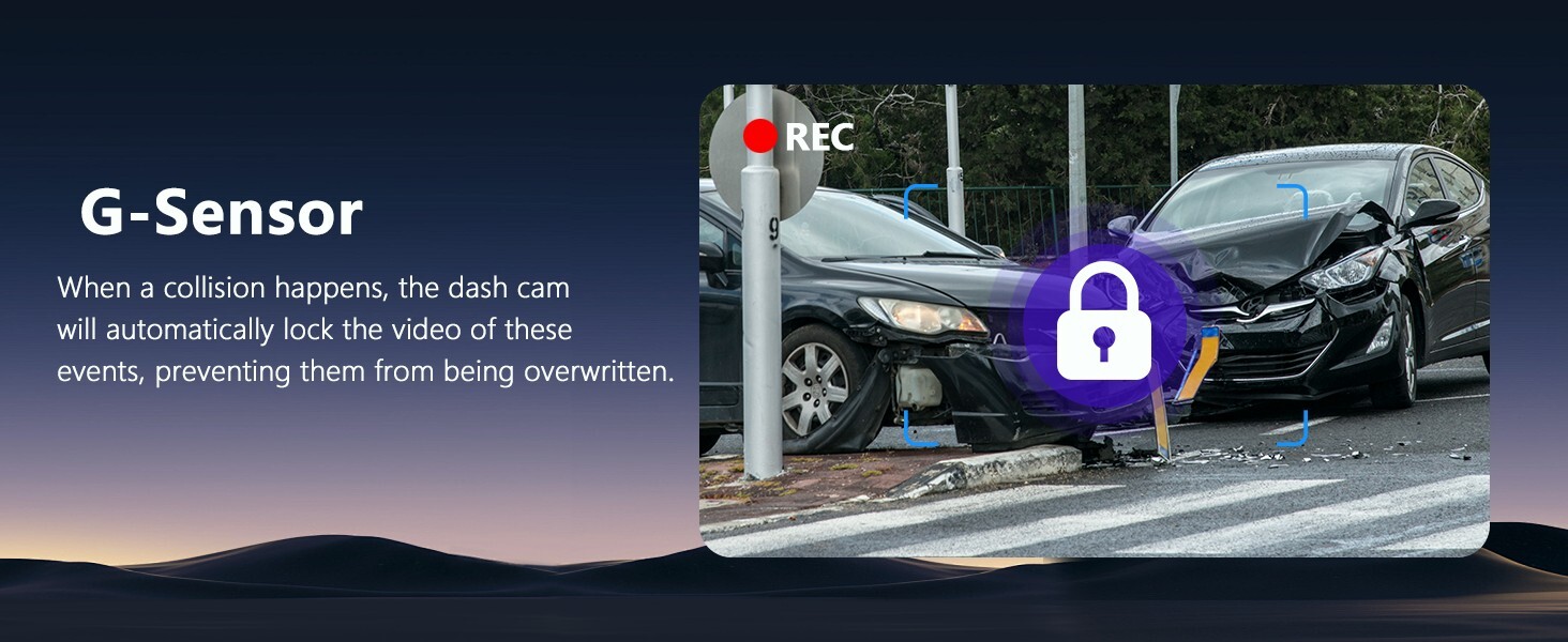 3 Channel Dash Cam 4K+1080P+1080P HD Triple Dashcam with 5G WiFi, 3″ IPS Touch S