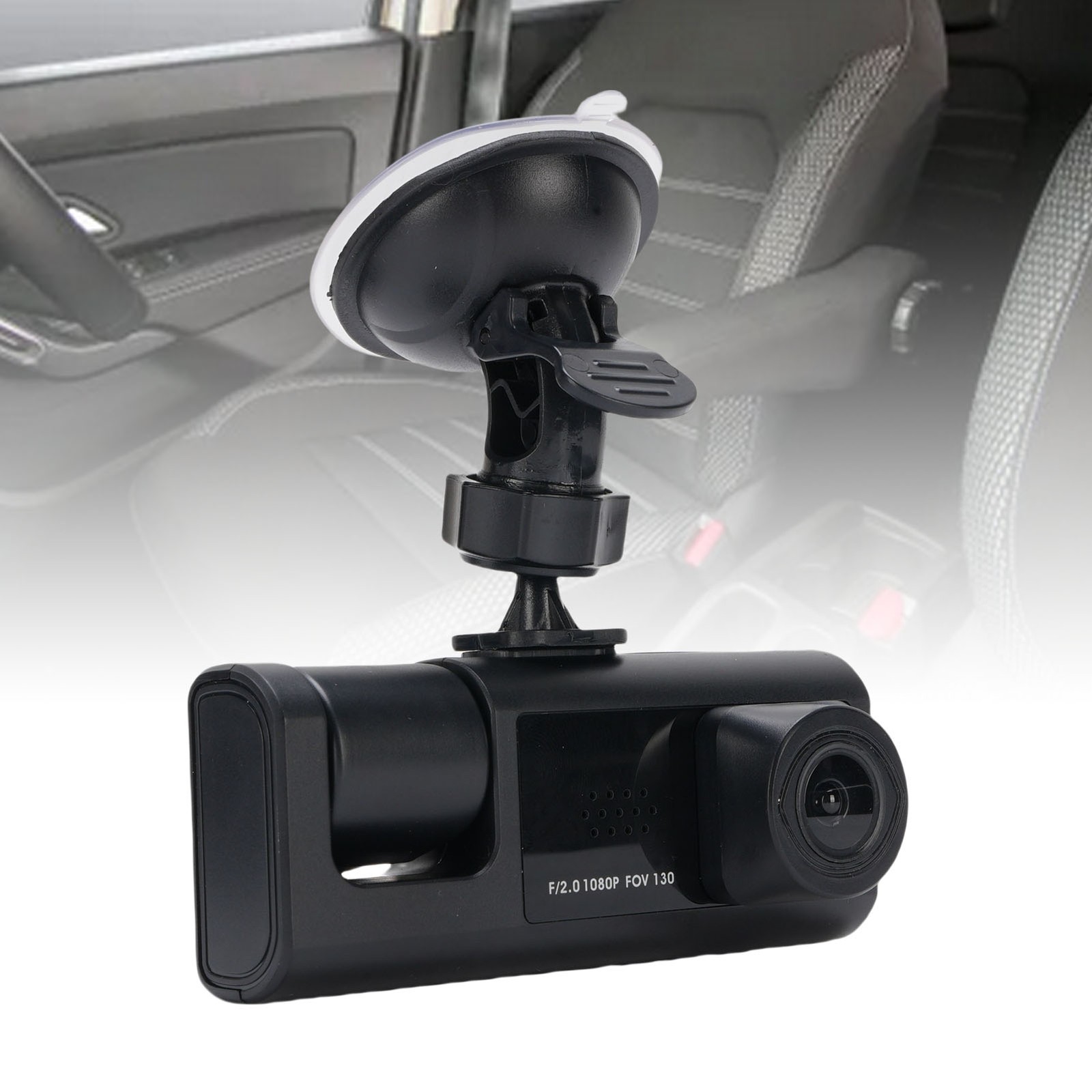 Car Driving Recorder 170 Degree Wide Angle 3 Lenses Car Dash Cam With 32GB