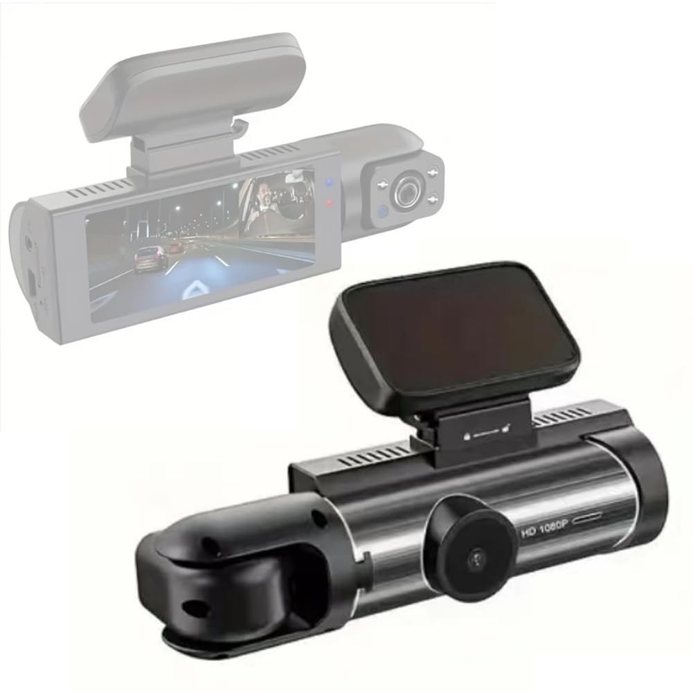 Dash Camera Front & Inside Dual Camera, 1080P DVR Dashcam Driving Recorder wi…