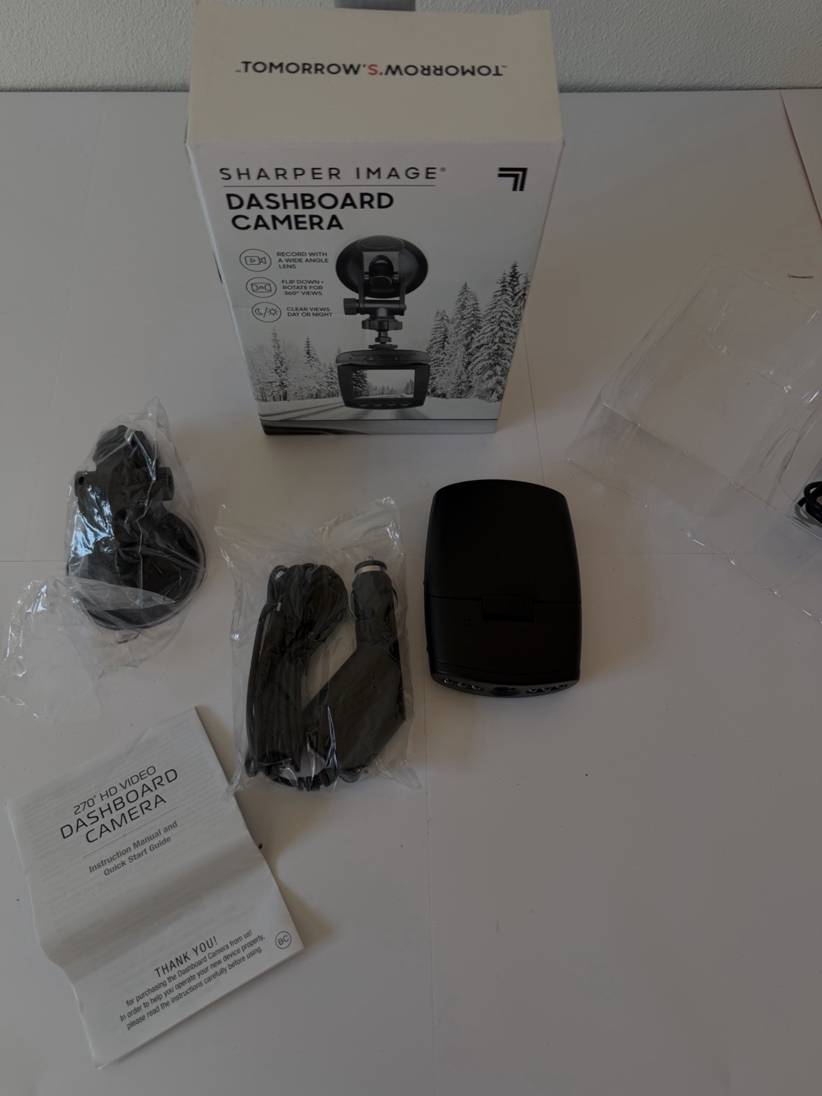 Dashboard Camera Car Recorder NEW HD 270 Degree Video By Sharper Image