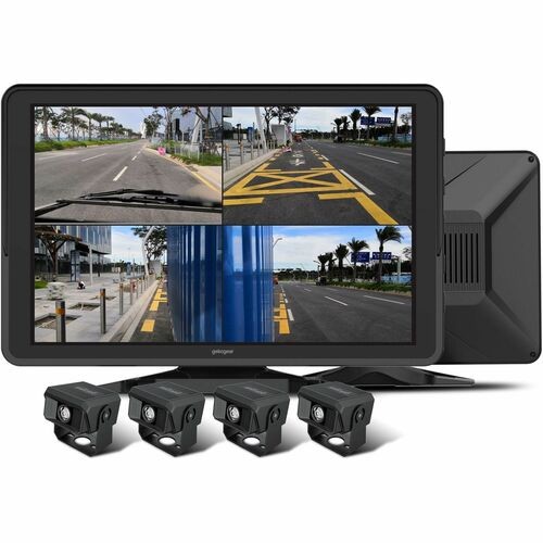 GekoGear Orbit T100 4 Channel 1080P Dash Cam For Trucks With a 10.1 IPS Screen