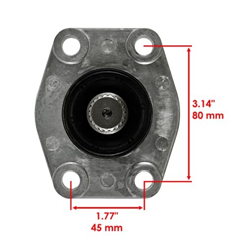Front Rear Drive Shaft Bearing Carrier Compatible with Kawasaki Mule 610