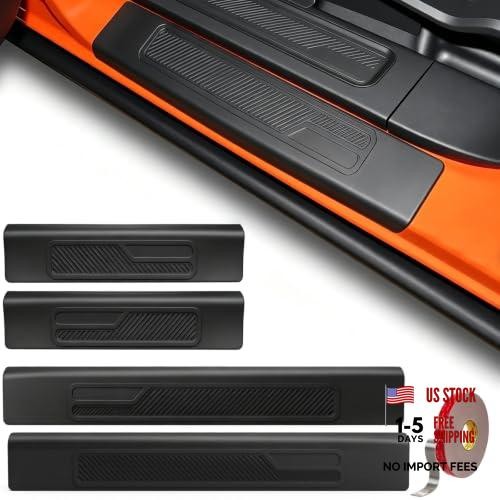4PCS Door Sill Guard Protector for Ford Bronco 4 Door 2021-2026 Accessories,