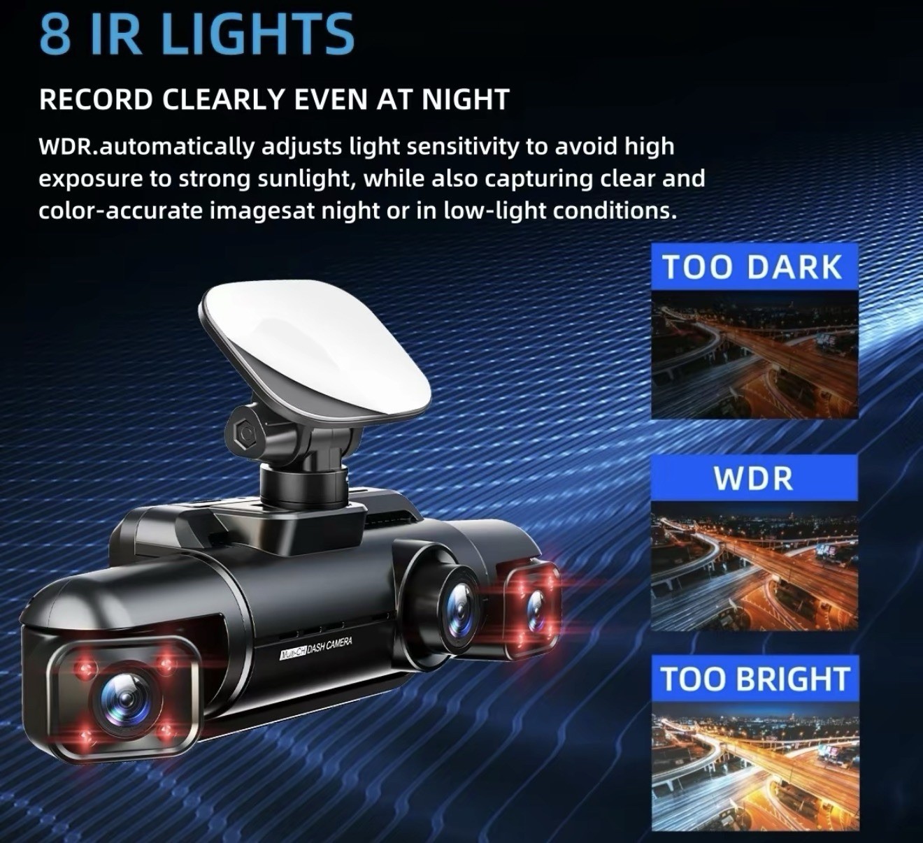 4 Cameras 4 Channel 360 Degree Car DVRDash Cam With Wifi FHD For Safe Driving