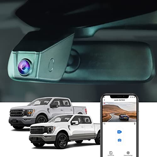 4K Dash Cam Suitable for Ford F150 & F250 2021-2025 Limited XLT Front 4K Only