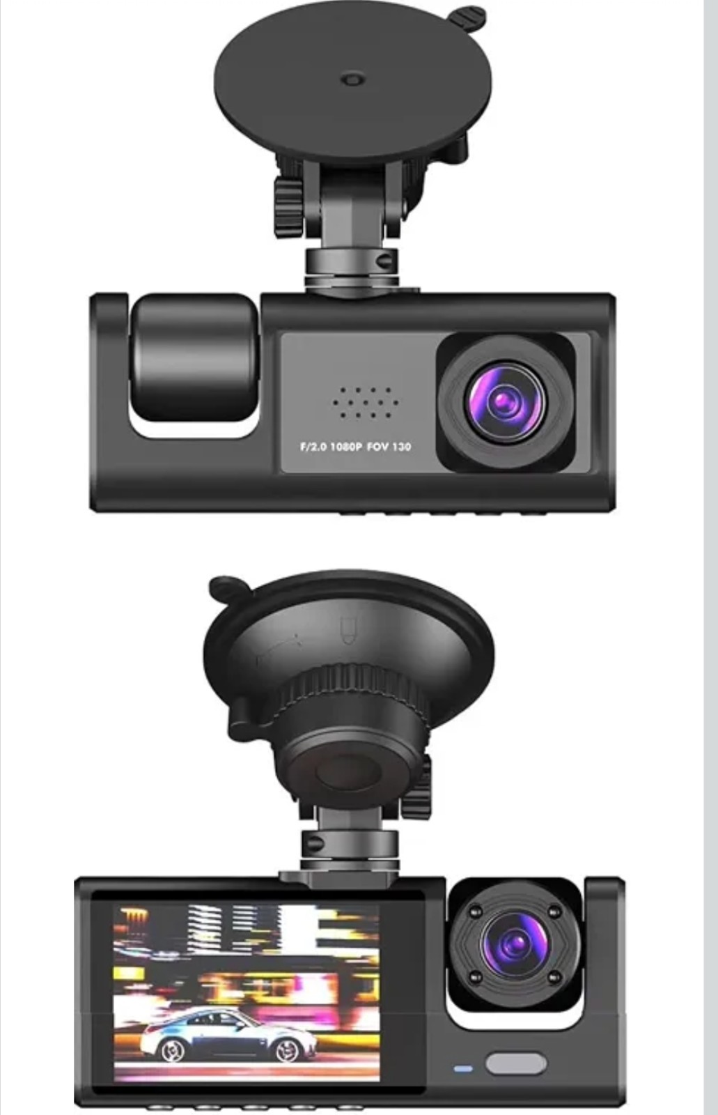 Black Box Dash Cam NEW Video Recorder 2″ Display 170* Wide Angle Rear View