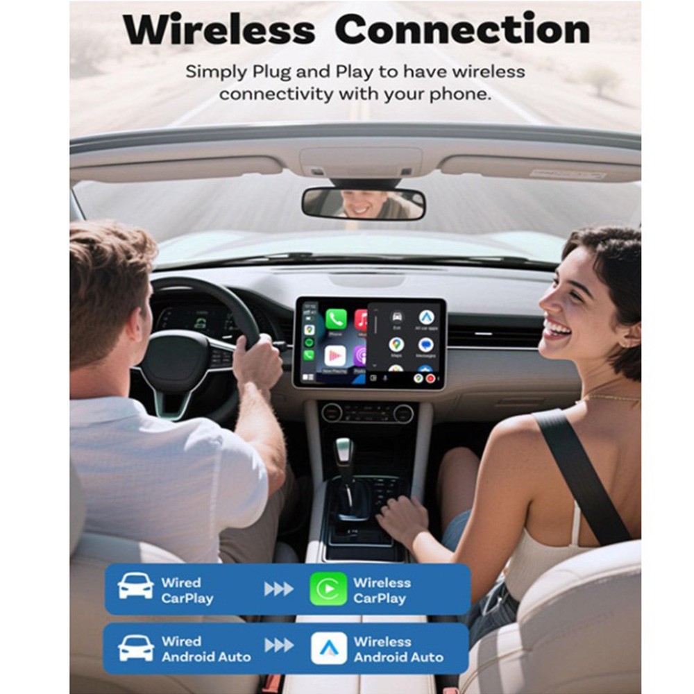 For Ottocast Mini Cube 3.0 Wireless Carplay & Android Auto Adapter Plug & Play