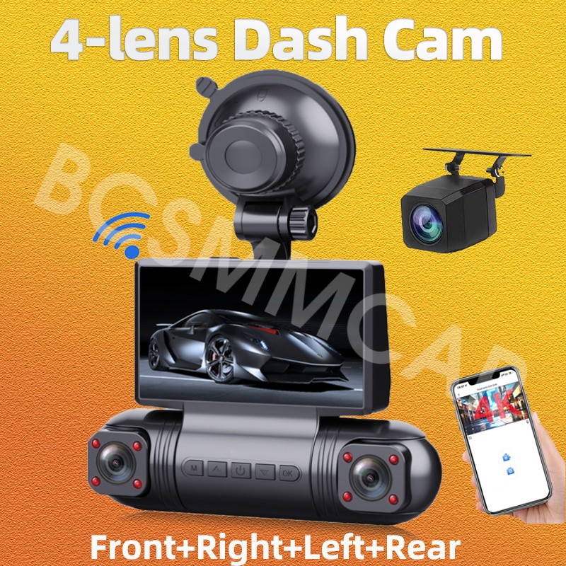 2K Dash Cam 3in Car APP WiFi Video Recorder Camera Loop Recording Night Vision