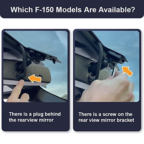 4K Dash Cam Suitable for Ford F150 & F250 2021-2025 Limited XLT Front 4K Only
