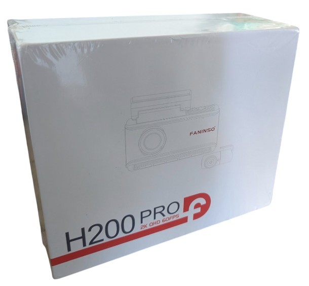 FANINSO H200 Pro 2K QHD 60FPS Dash Cam Dual Camera System NIB Factory Sealed