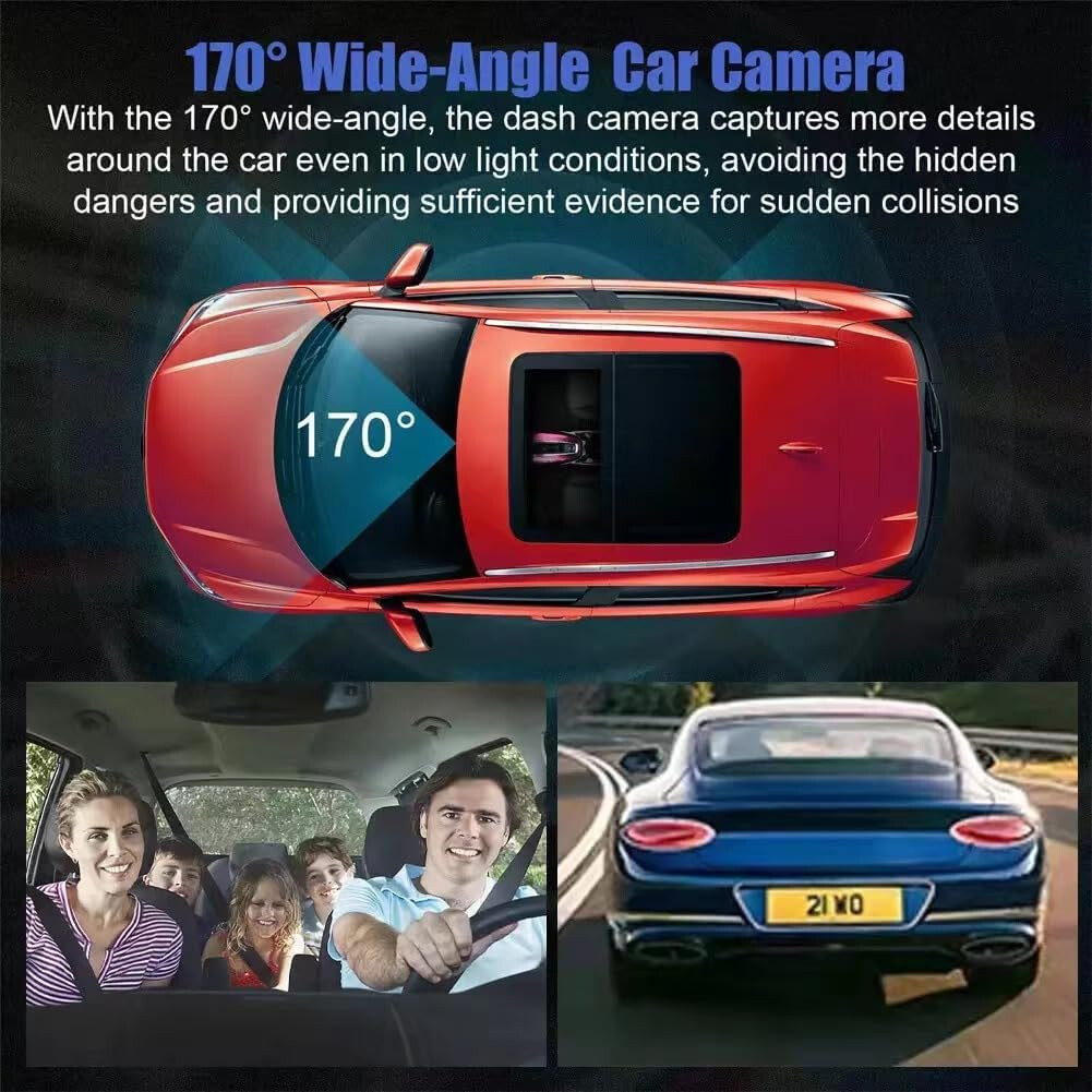 ✅ Dash Camera for Car Security Camera Dash Cam Mini Car Recorder 2 Inch Screen ✅