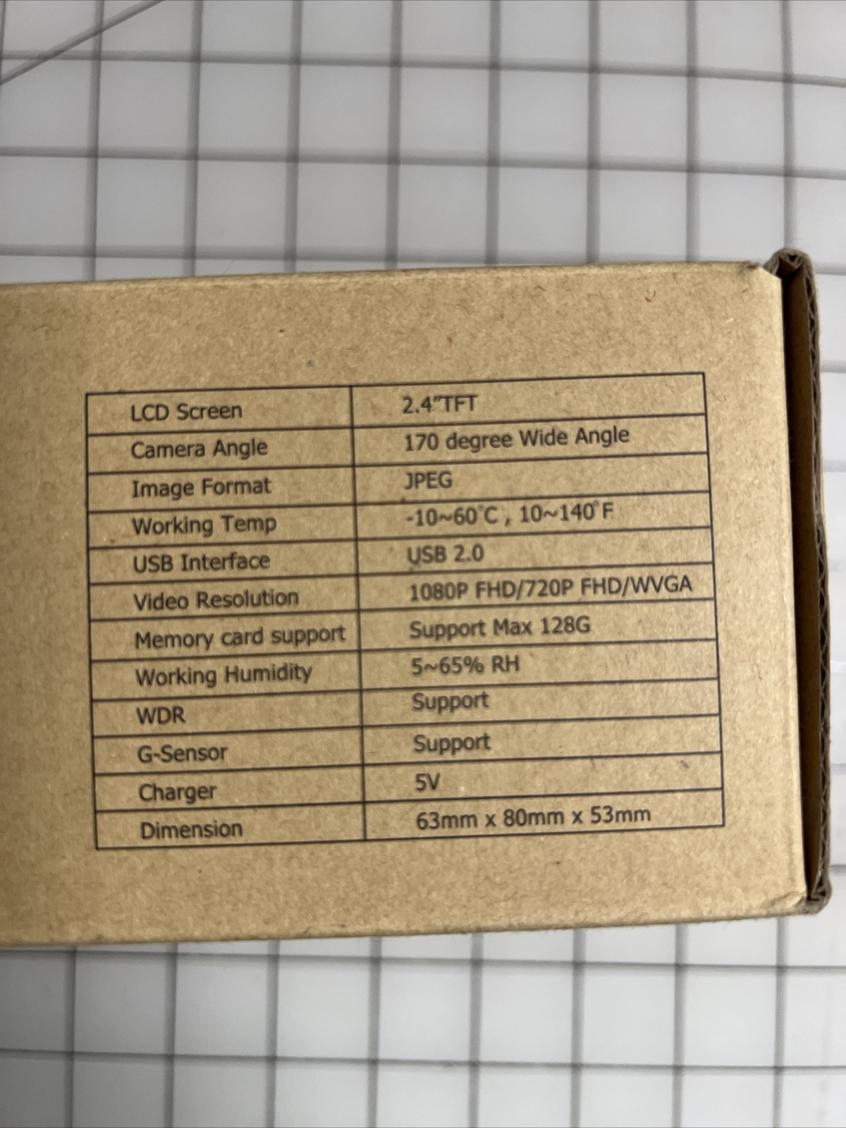 Rexing V1P 4K 2.4″ LCD 2160p Front + 1080p Rear Wi-Fi 170° Wide Angle Dual