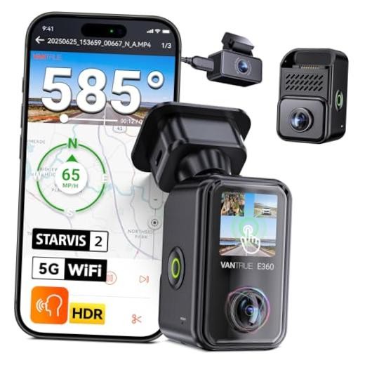 All Channel Dash Cam 585° Fisheye | Dual STARVIS 2, Dual IR Night E360 Plus