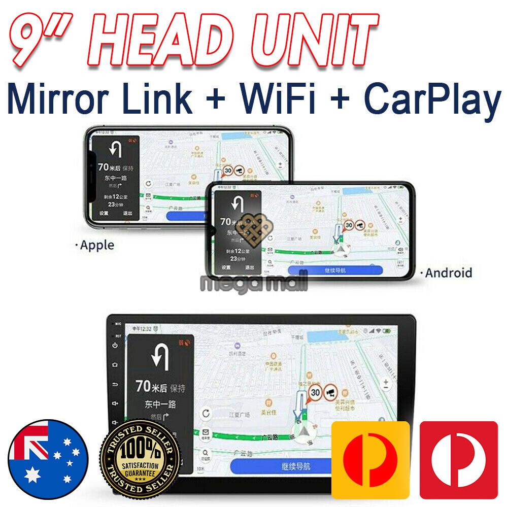 Head Unit Eonon 9 Inch 2 Din Car Stereo, Newest Android 9.1 GPS Head Unit