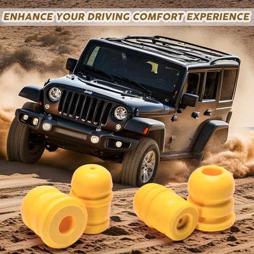 4PCS 2007-2018 Jeep Wrangler JK Bump Stops for Suspension Front and Rear Bump