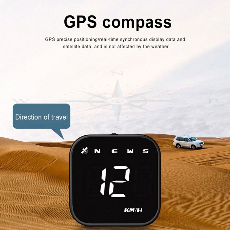 Car HUD-Head Up Display GPS Overspeed Warning Projector Electronic Voltage-Alarm