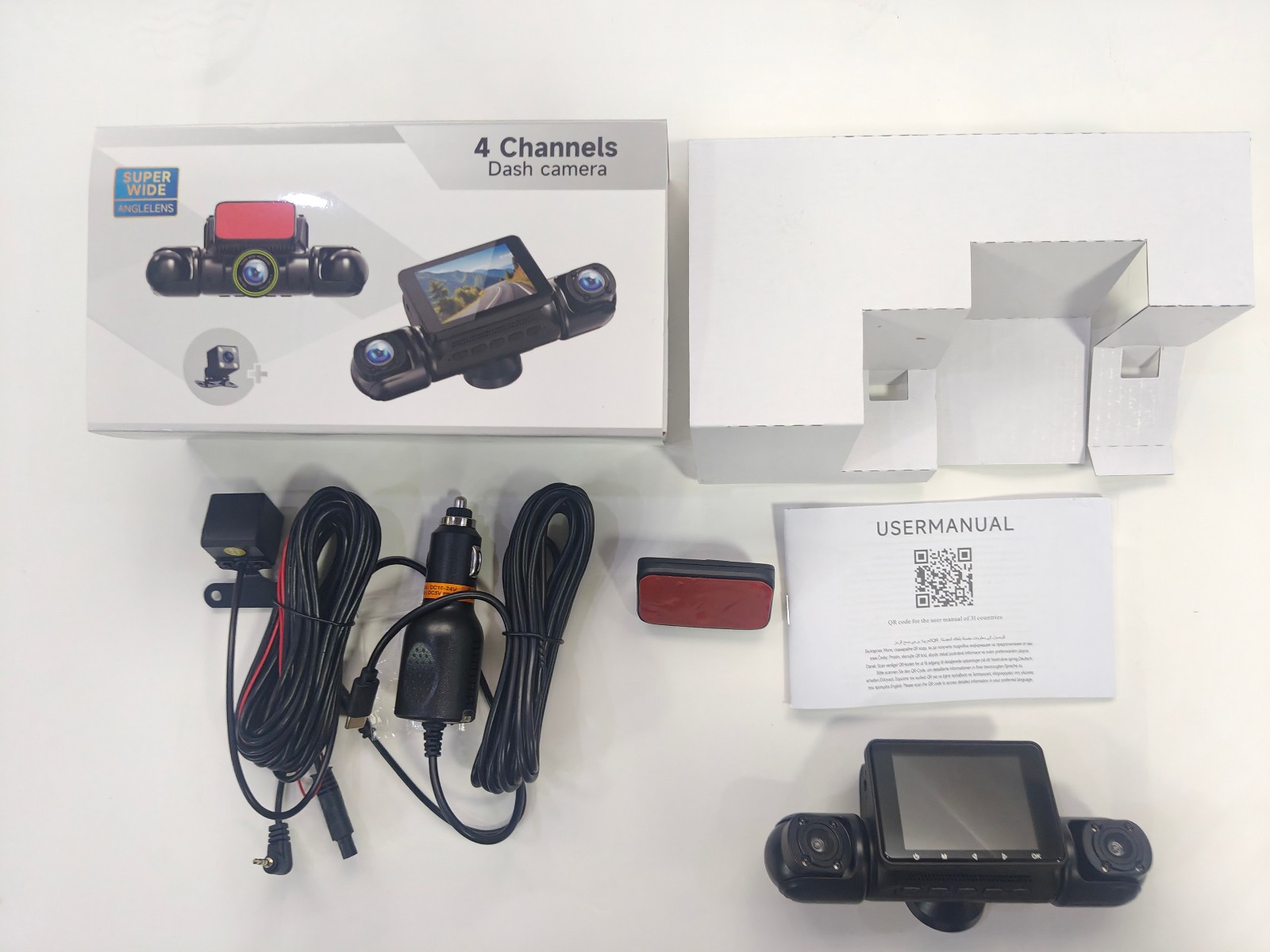 Car DVR Dash Camera Video Recorder Mobile Detection LCD Screen 170° Wide Angle