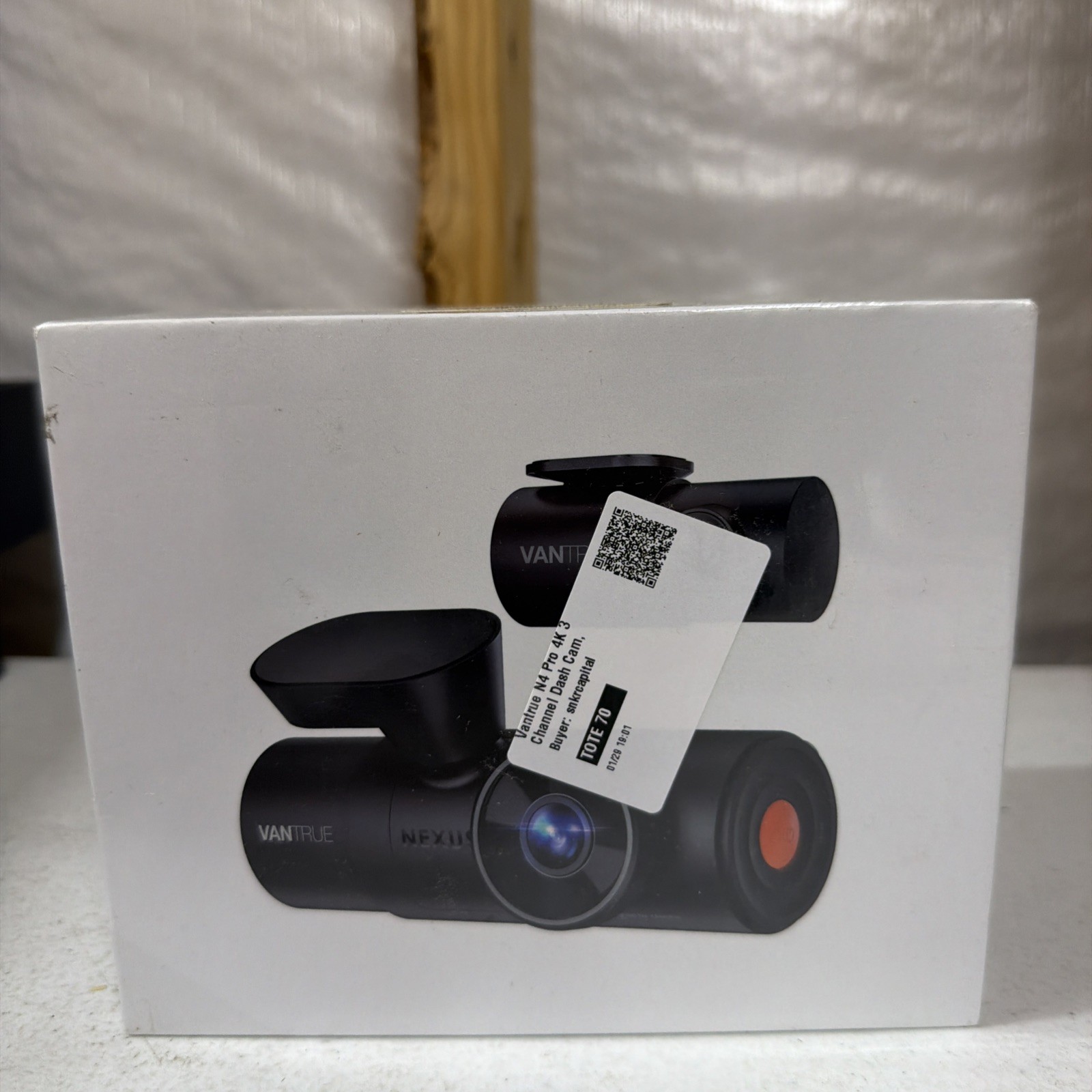 Factory Sealed Vantrue Nexus 4 Pro 4K 3 Channel 5G WiFi GPS Dash Cam