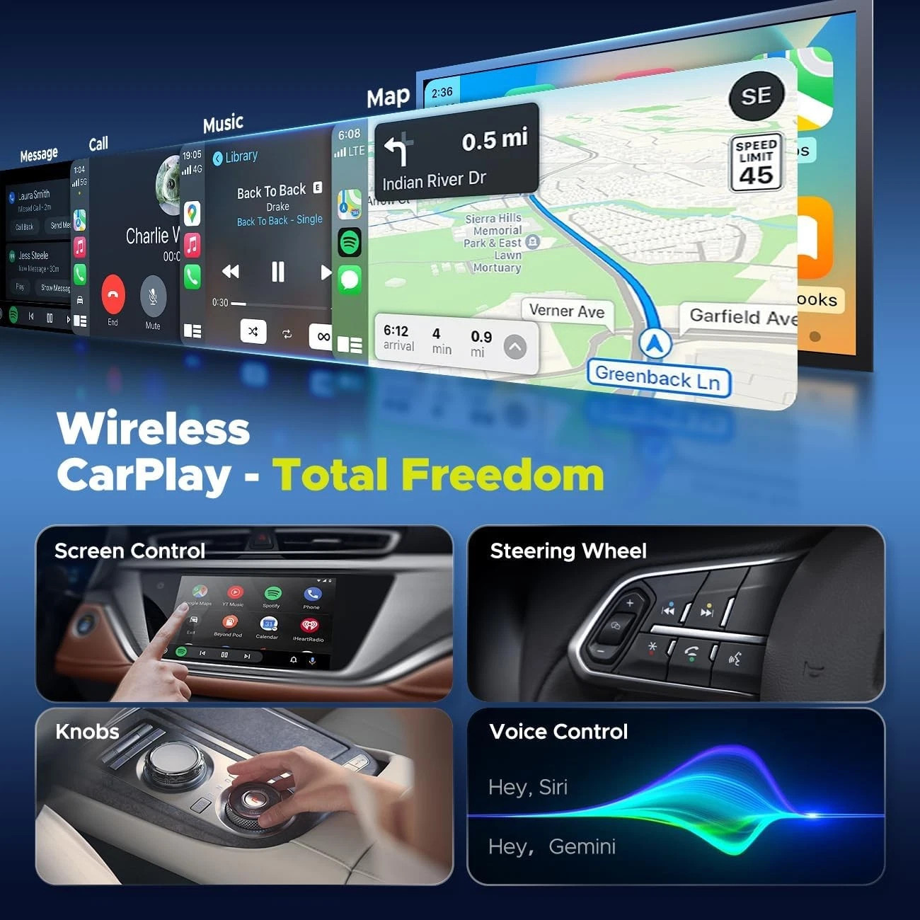 TOGUARD FHD 1080P 3 Channel Dash Cam Front Inside Rear Mini Car Camera G-Sensor